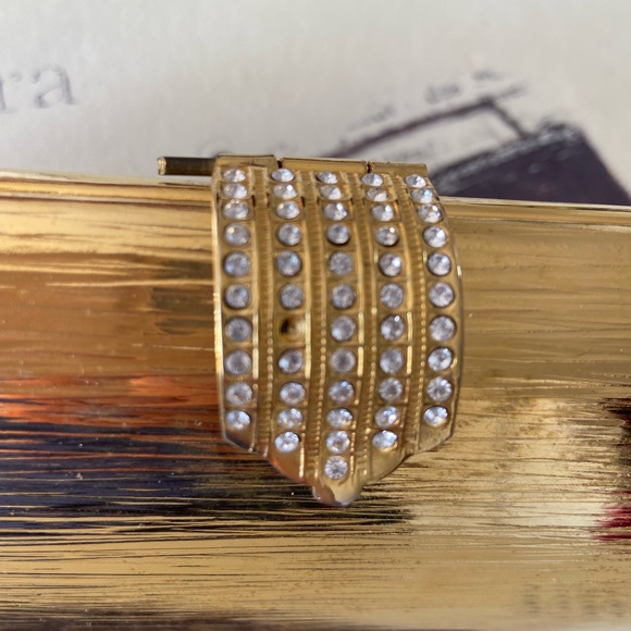 Gold metal clutch - Picture 3 of 4